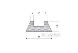 MIKROPORÖSE SILIKONPROFILE U-FORM